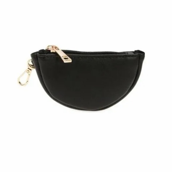 bp Handbags - Nordstrom BP Half Moon Pouch Black Coin Purse NEW
